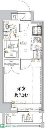 ヴァローレクオリタ清澄白河の物件間取画像